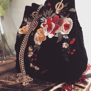 Zara flower purse